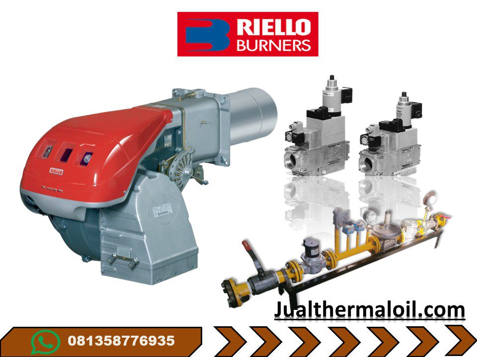 Gas burner Riello RS38, RS50, RS70, RS100, RS130, RS190, RS250