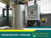 JUAL STEAM BOILER 3 TON/H VERTIKAL