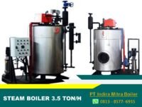 JUAL STEAM BOILER 3.5 TON/JAM VERTIKAL