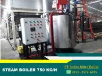 JUAL STEAM BOILER 750 KG-JAM BUATAN LOKAL INDONESIA
