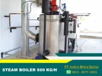 JUAL STEAM BOILER VERTIKAL 600 KG-JAM