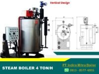 STEAM BOILER 4 TON/JAM DI INDONESIA