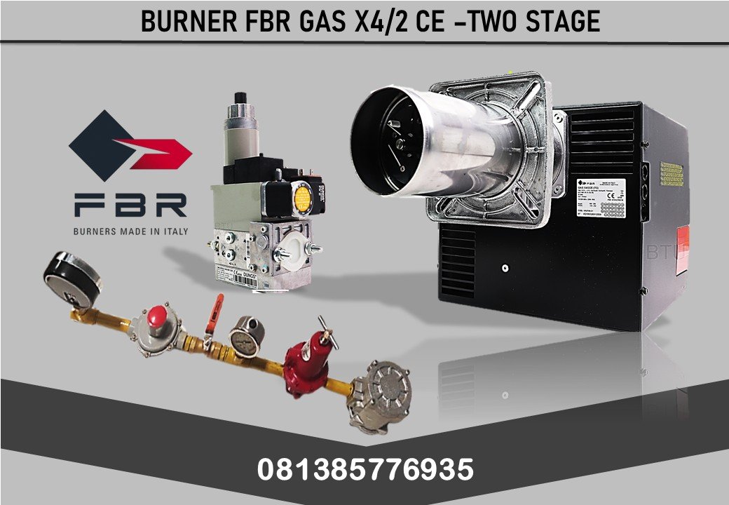 BURNER FBR GAS X4 /2 CE –TWO STAGE 232 KW
