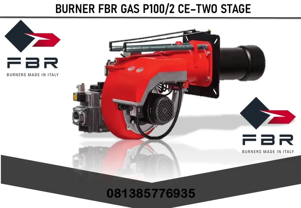 BURNER FBR GAS P100/2 CE–TWO STAGE