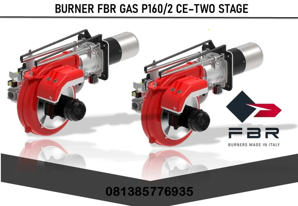 BURNER FBR GAS P160/2 CE–TWO STAGE