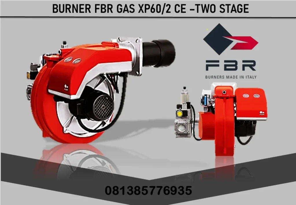 BURNER FBR GAS XP60/2 CE –TWO STAGE