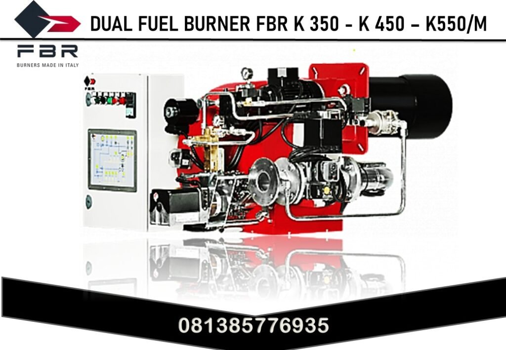BURNER DUAL FUEL FBR K 350-M K 450M – K550M
