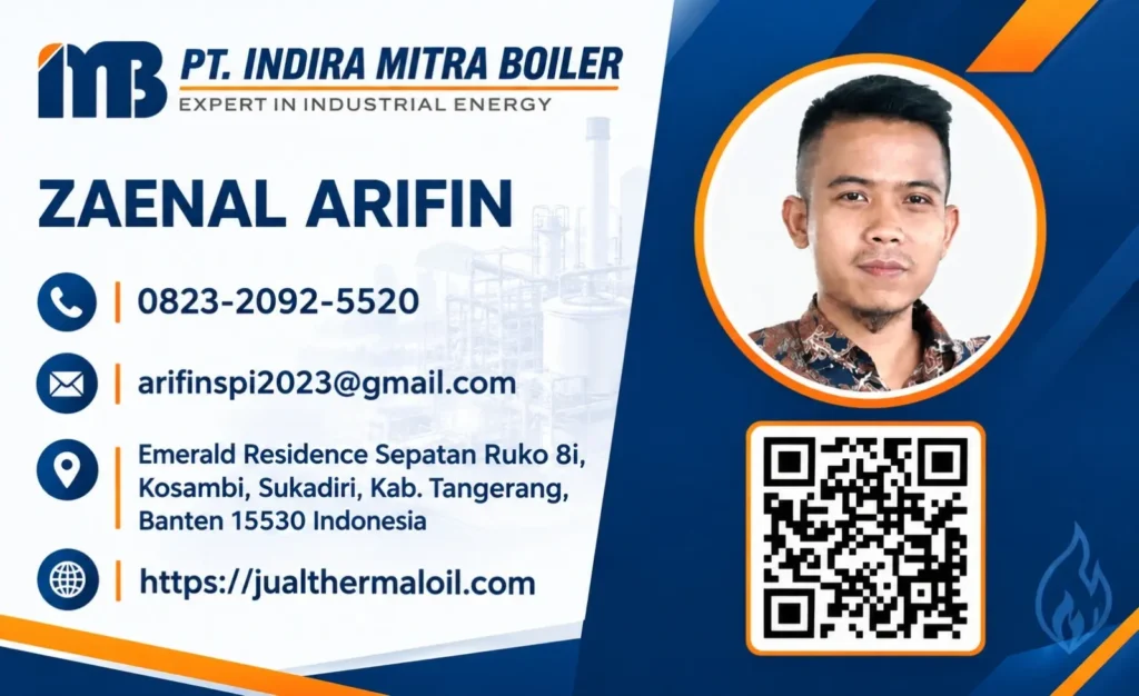 Kartu nama Sales Jual thermal oil.com