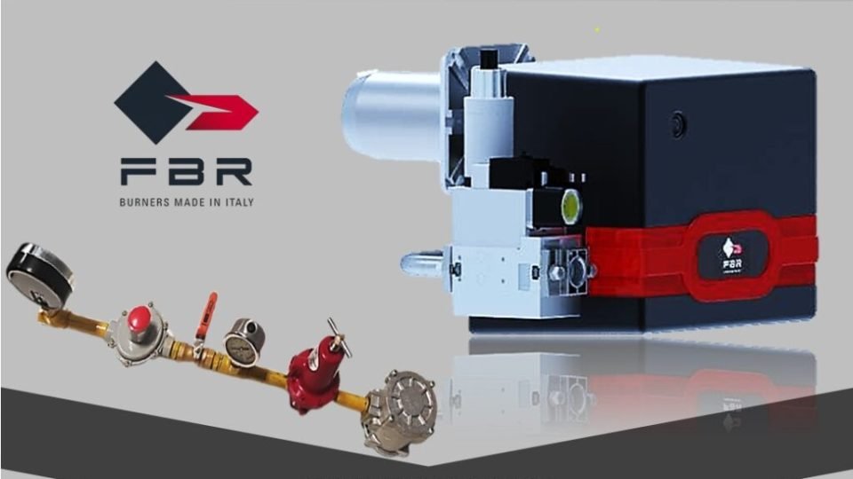 BURNER FBR GAS X1 /2 CE –TWO STAGE 58 Kw