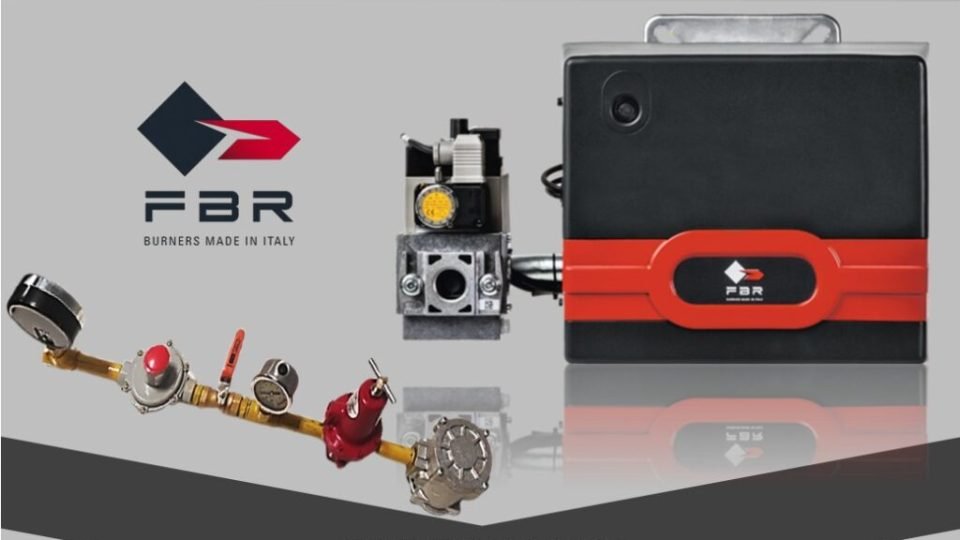 BURNER FBR GAS X2 /2 CE –TWO STAGE 93 KW